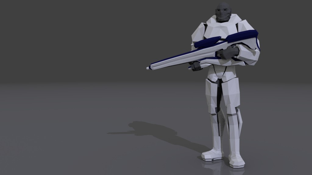 Low Poly Guy preview image 1